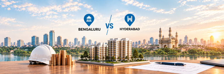 BENGALURU VS HYDERABAD WHERE SHOULD INVESTORS PUT THEIR MONEY IN 2026 (FeaturedImage)